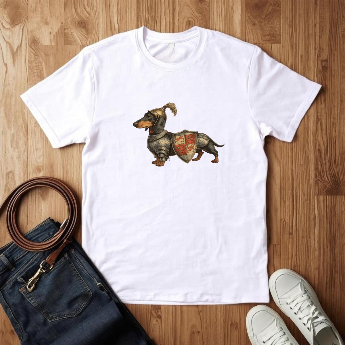 Dachshund Knight - T-Shirt