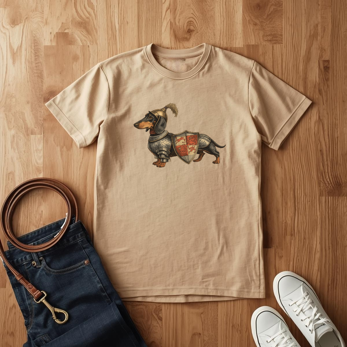 Dachshund Knight - T-Shirt
