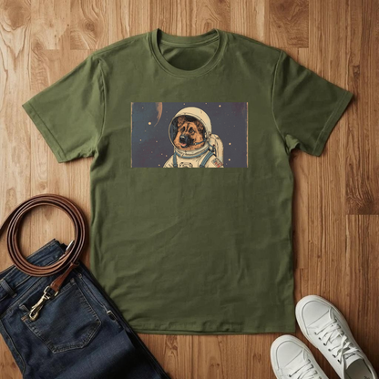 German Shepard Space- T-Shirt