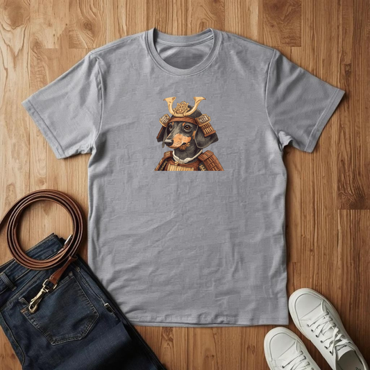 Dachshund Samurai- T-Shirt