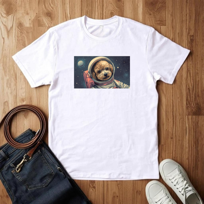 Poodle Astronaut  - T-Shirt