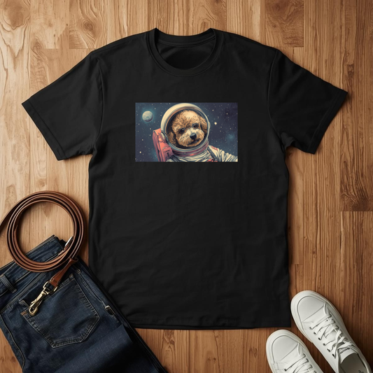 Poodle Astronaut  - T-Shirt