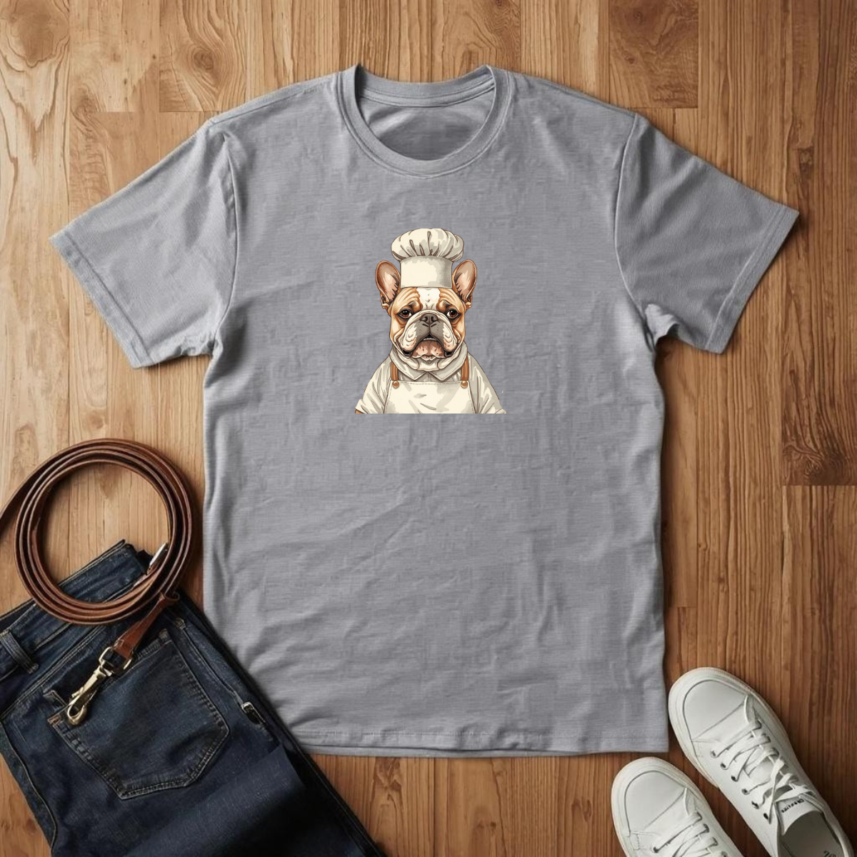 French Bulldog Chef- T-Shirt