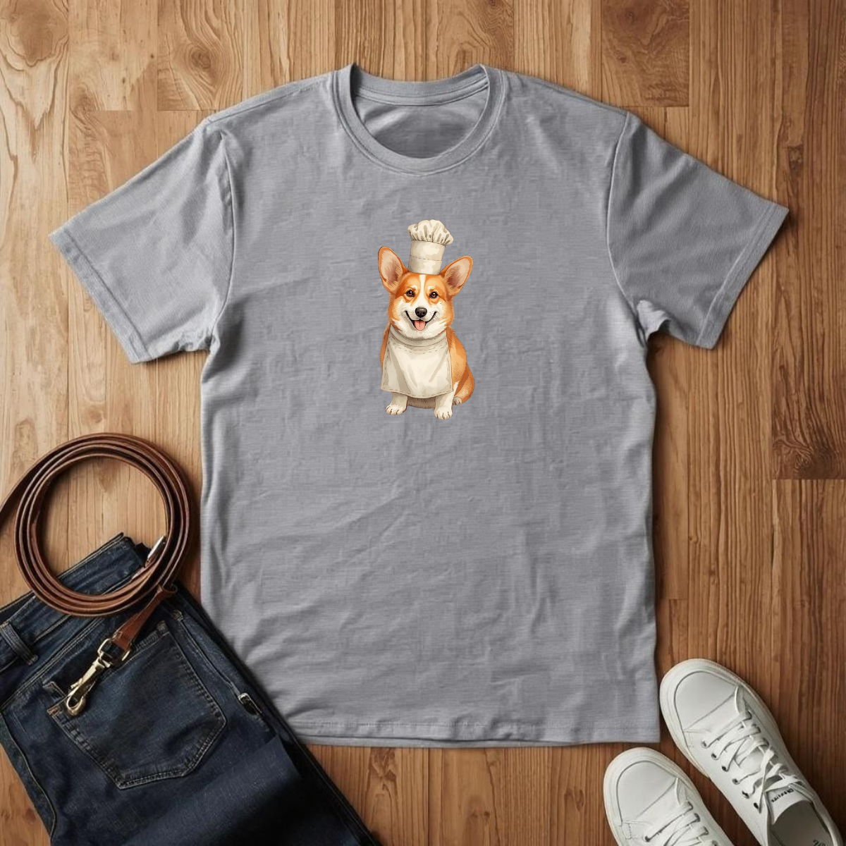 Corgi Chef  - T-Shirt