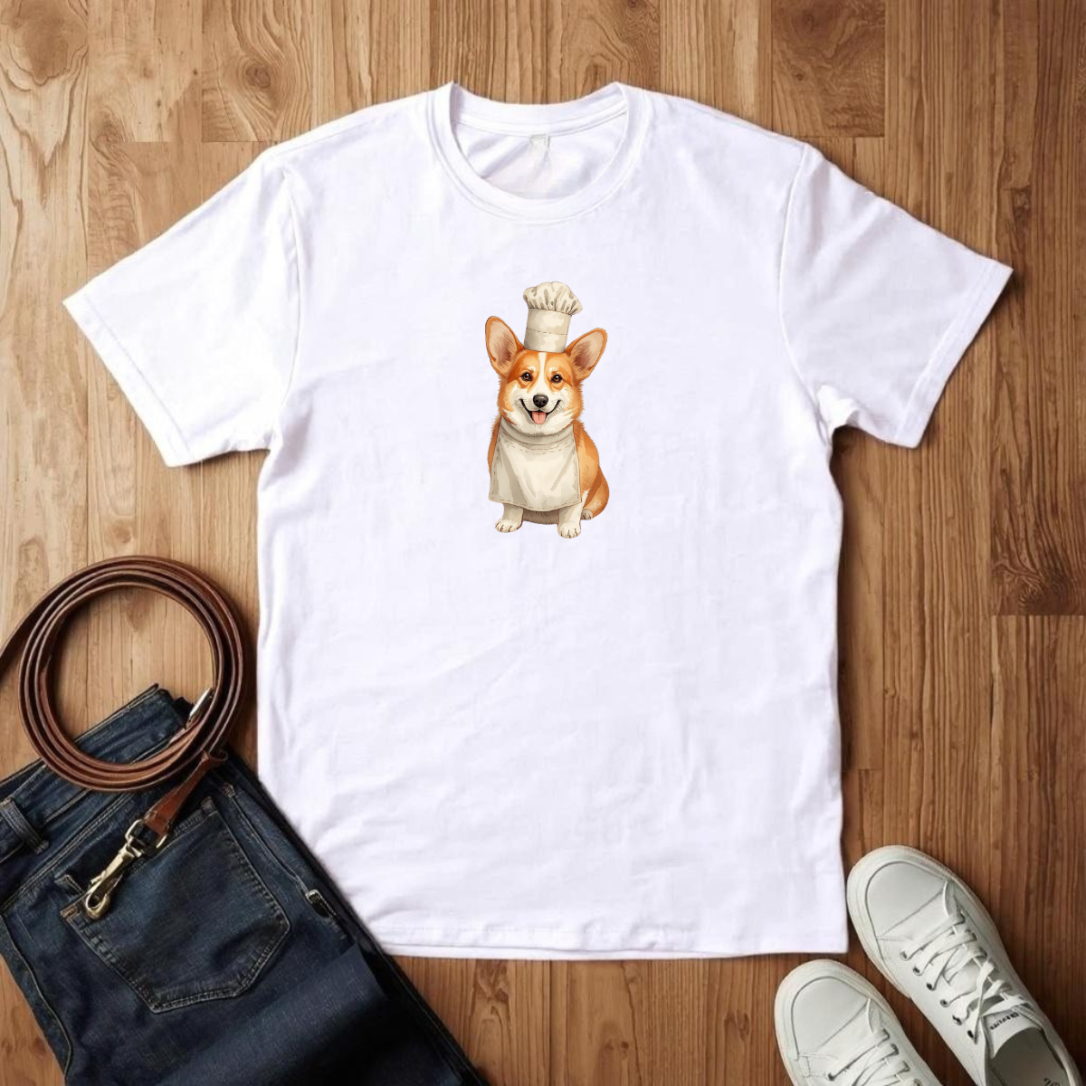 Corgi Chef  - T-Shirt