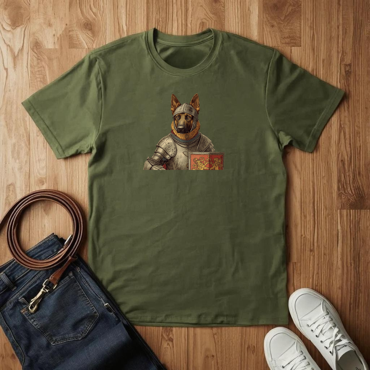 German Shepard Knight - T-Shirt