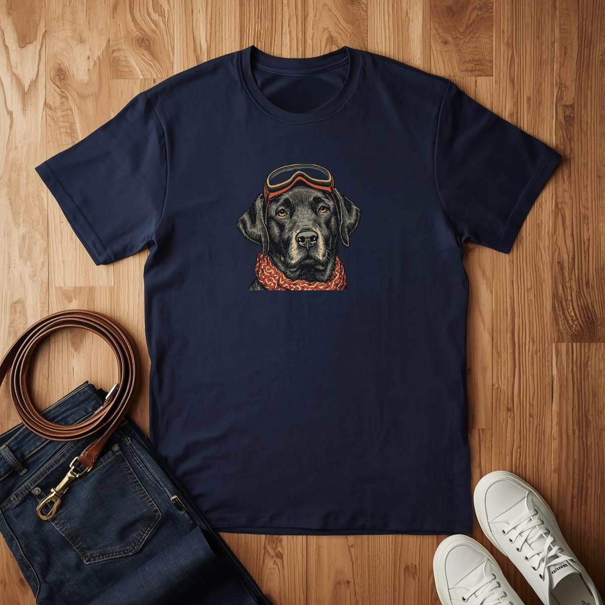 Black Lab Aviator - T-Shirt