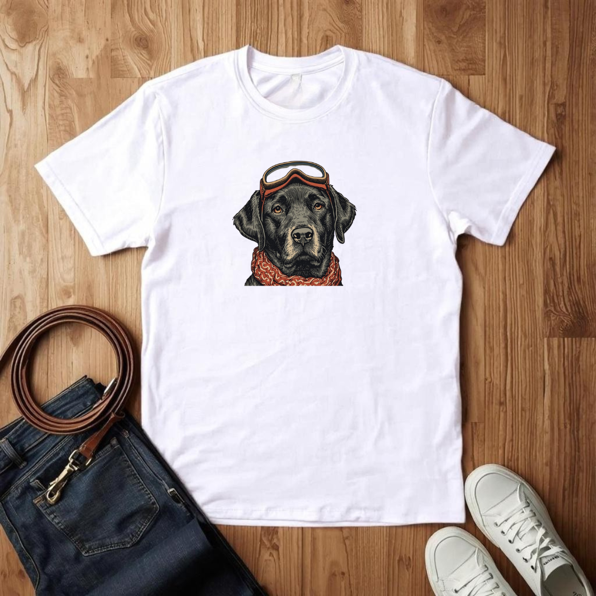 Black Lab Aviator - T-Shirt
