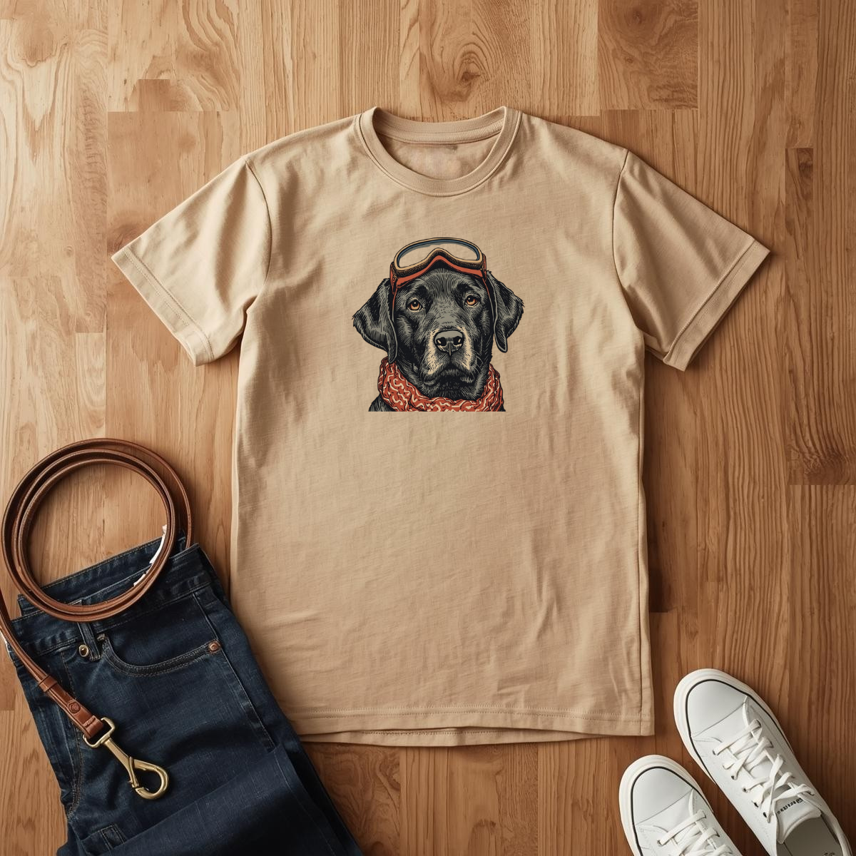 Black Lab Aviator - T-Shirt