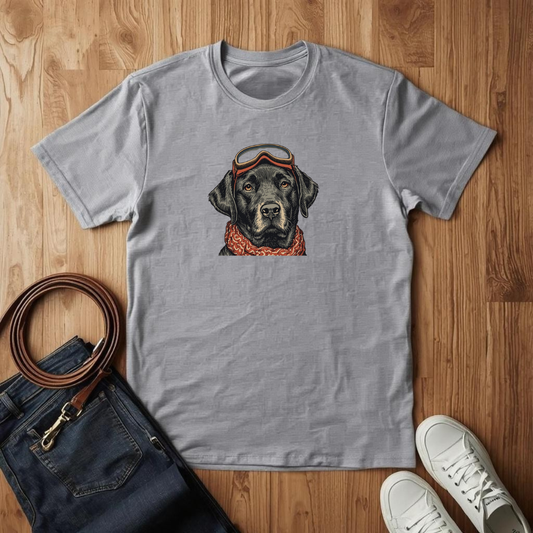 Black Lab Aviator - T-Shirt
