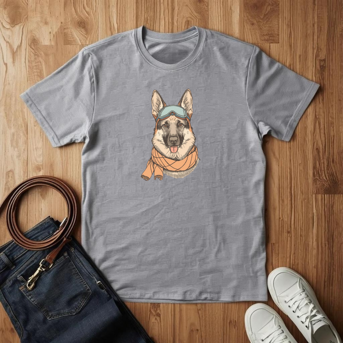 German Shepard Aviator - T-Shirt