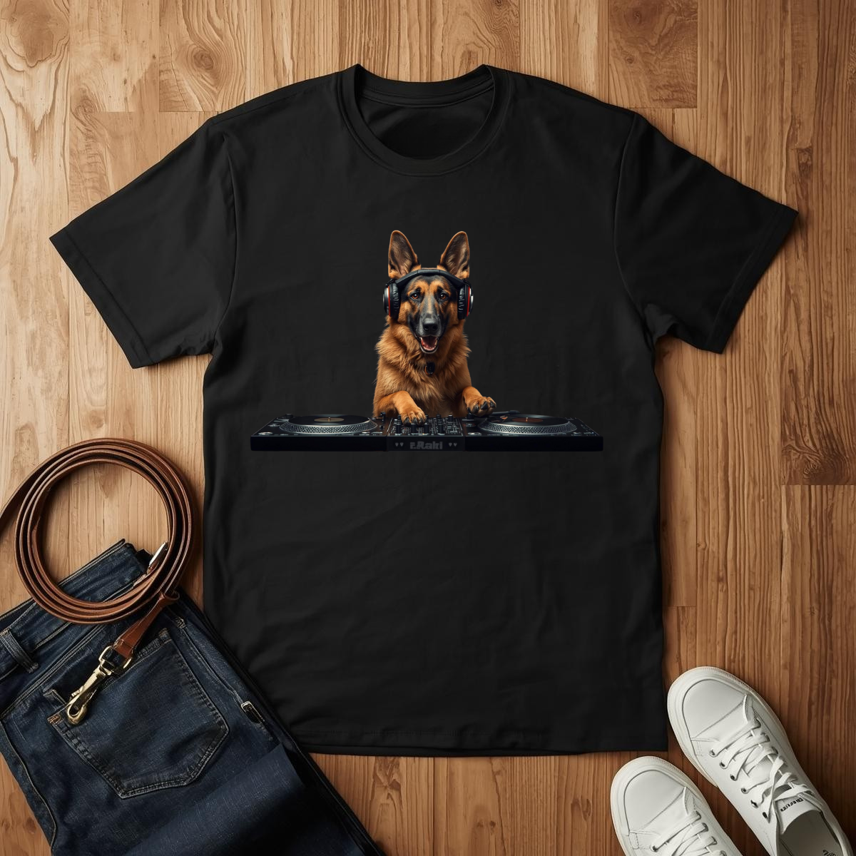 German Shepard DJ - T-Shirt