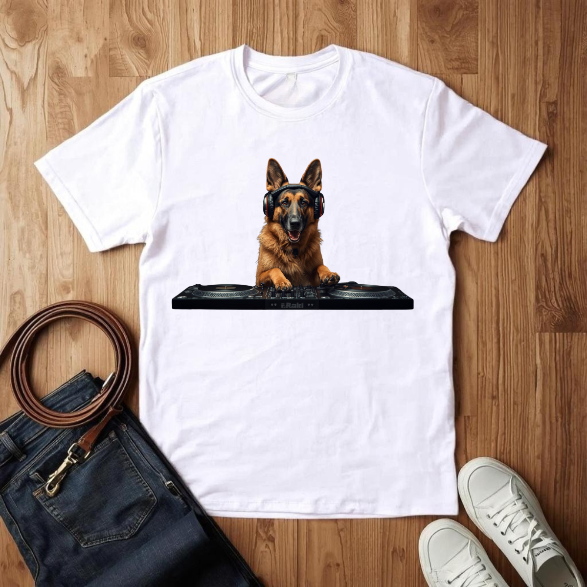 German Shepard DJ - T-Shirt