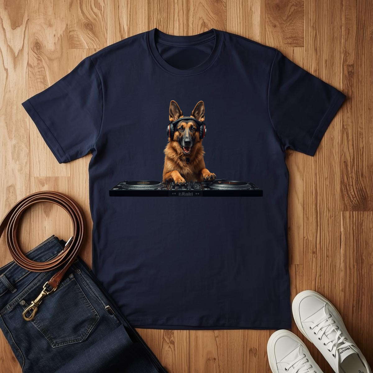 German Shepard DJ - T-Shirt