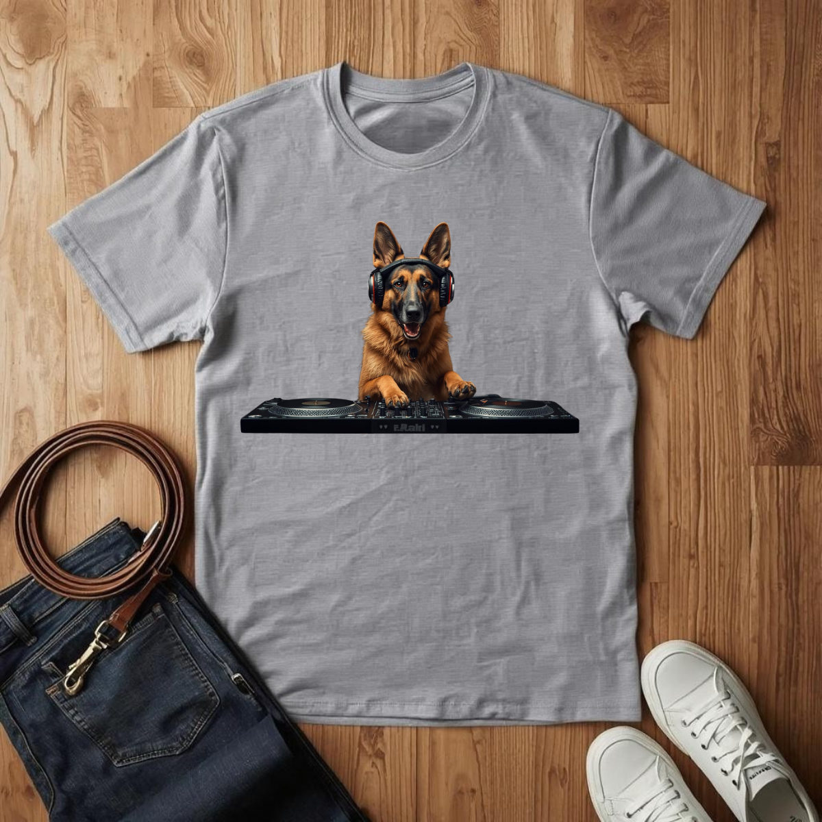 German Shepard DJ - T-Shirt