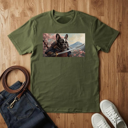 Traditional Samurai Frenchie - T-Shirt