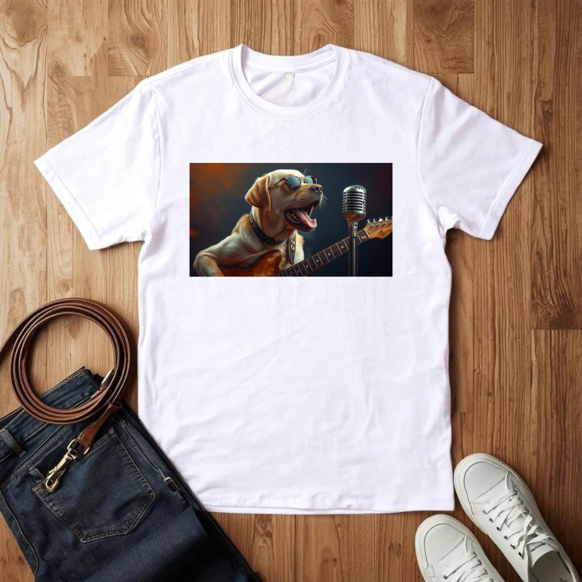 Yellow Lab Rockstar - T-Shirt
