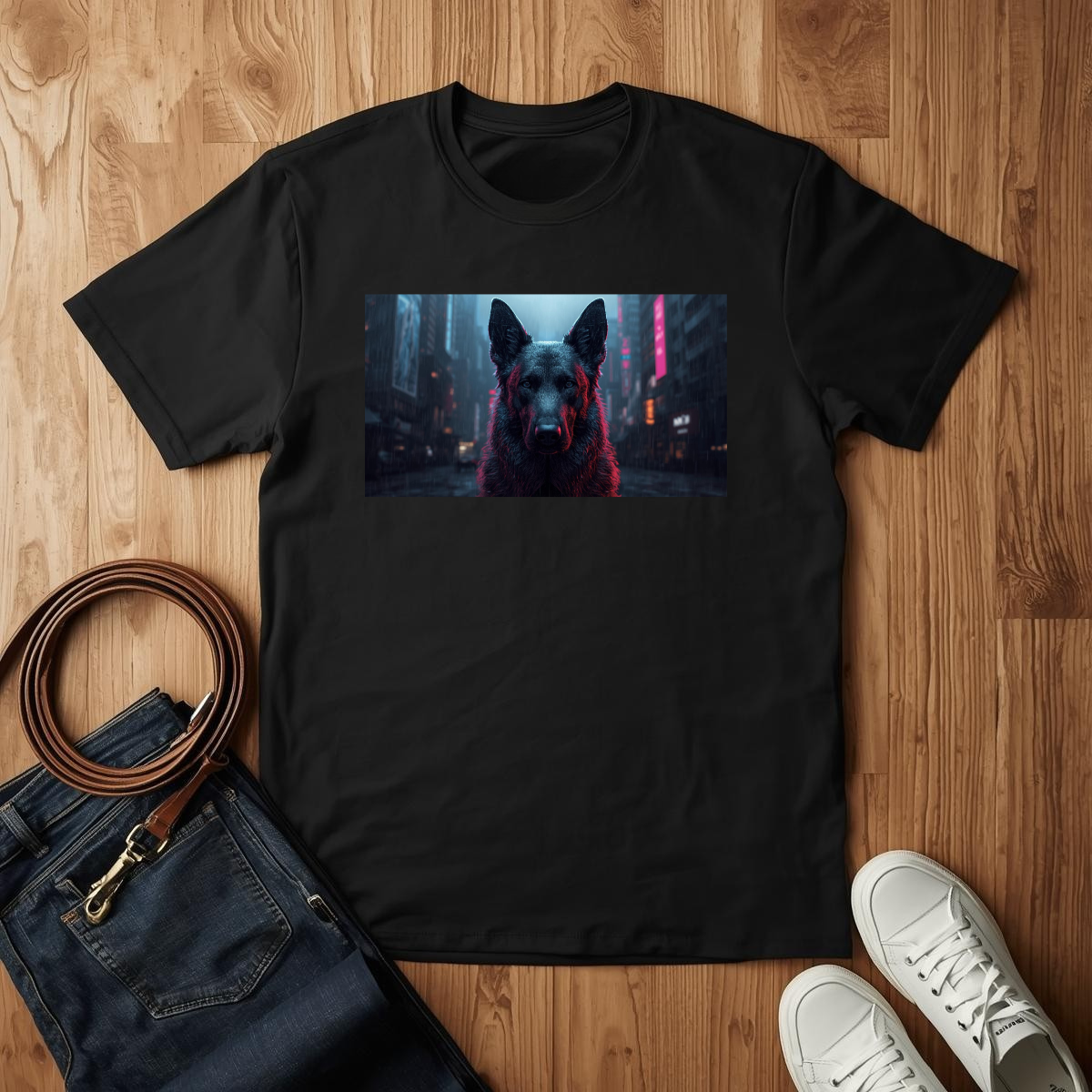Cyberpunk Shepard- T-Shirt