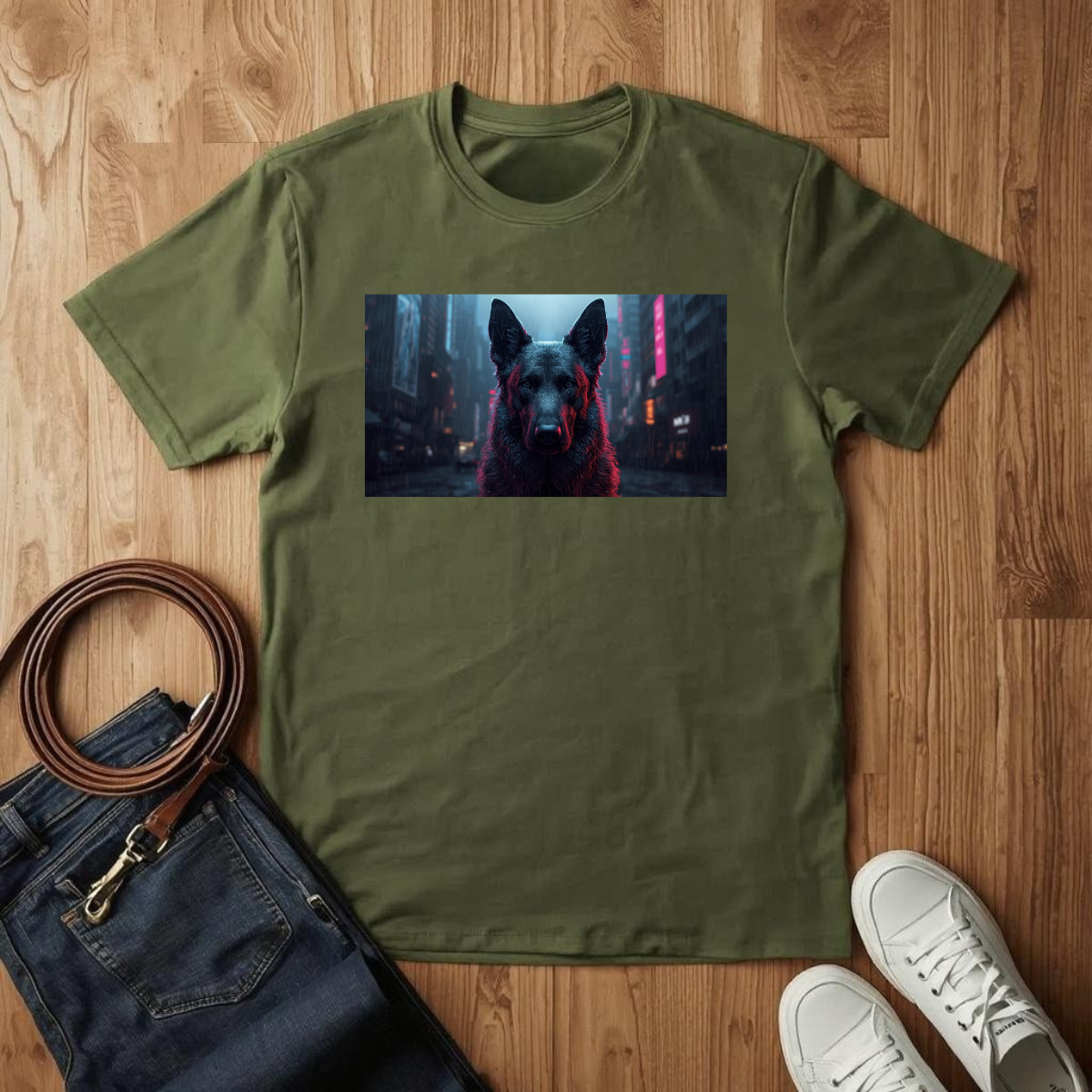 Cyberpunk Shepard- T-Shirt