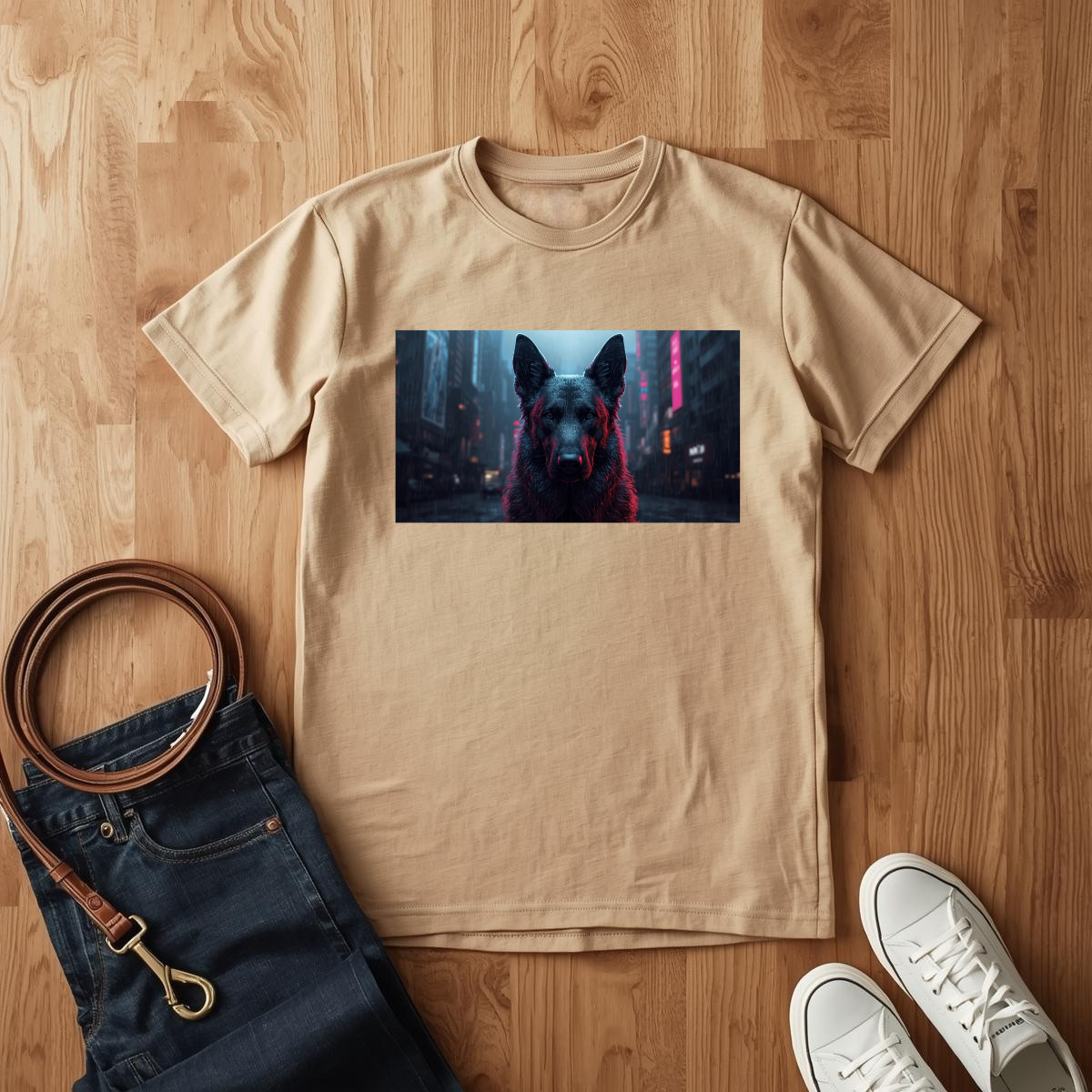 Cyberpunk Shepard- T-Shirt