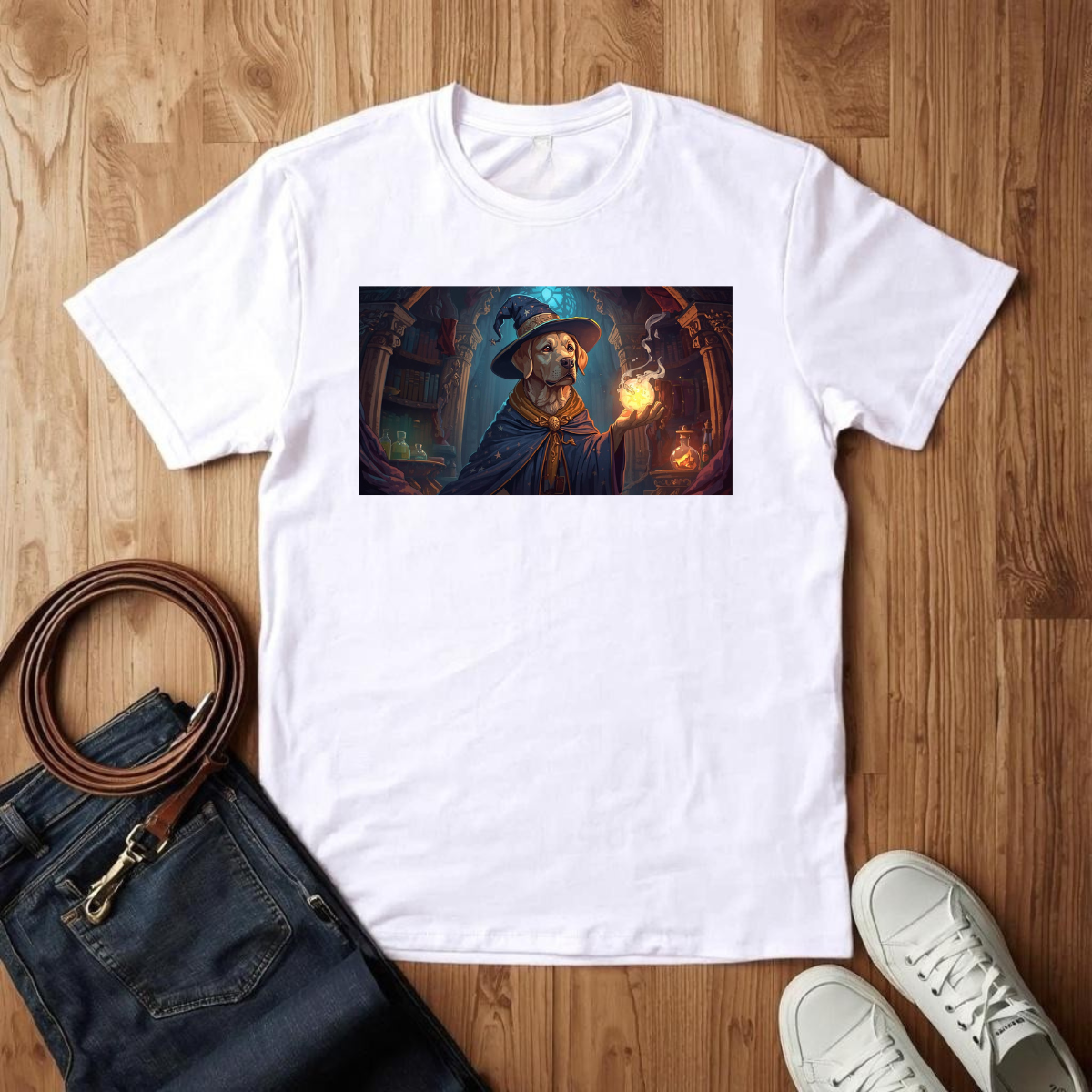 Labrador Wizard- T-Shirt