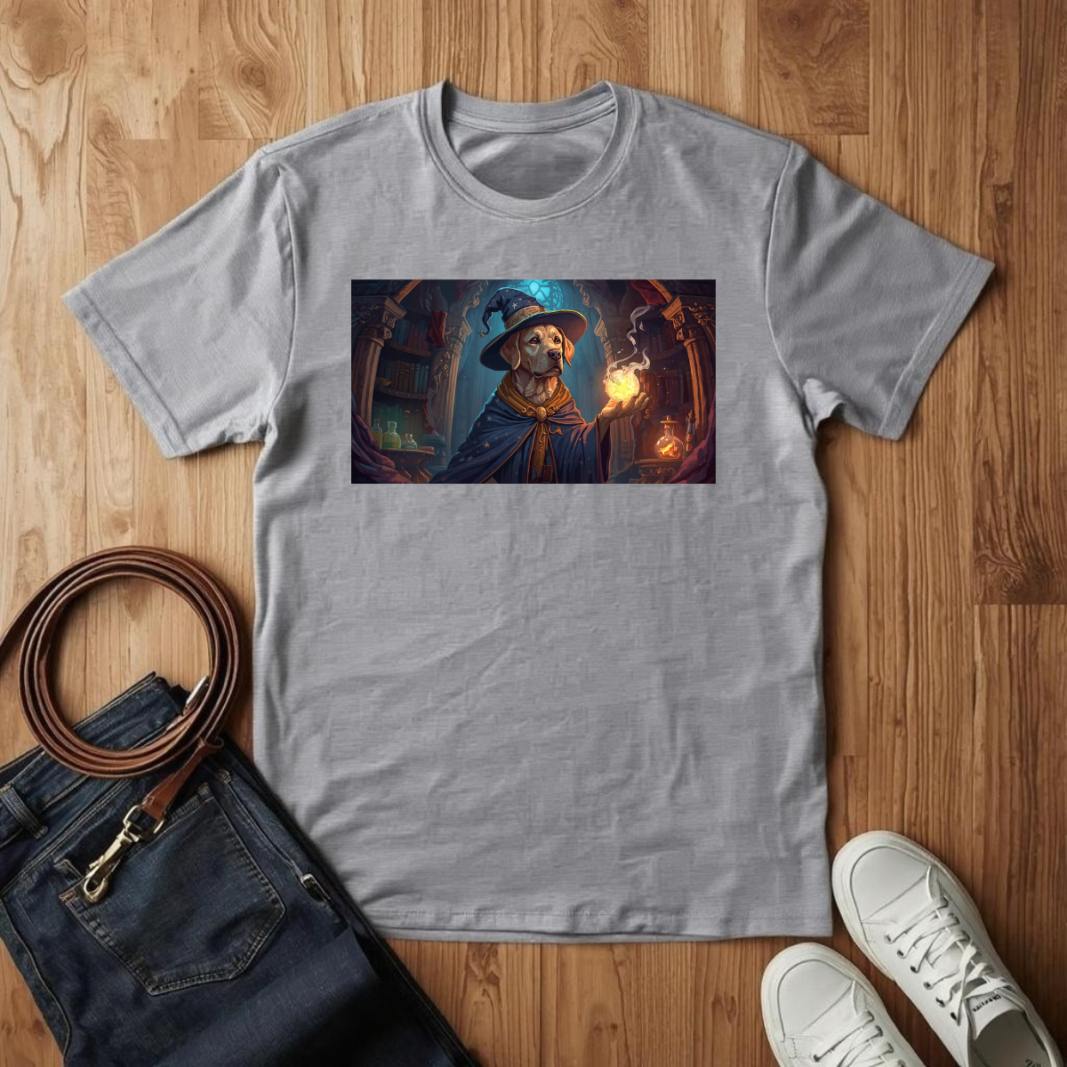 Labrador Wizard- T-Shirt