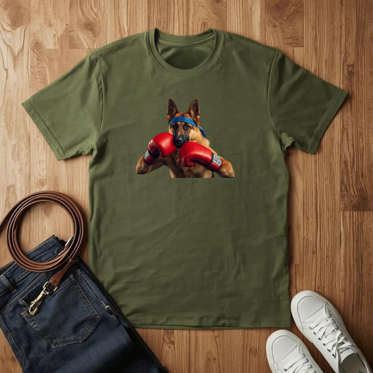 Boxing Shepard- T-Shirt