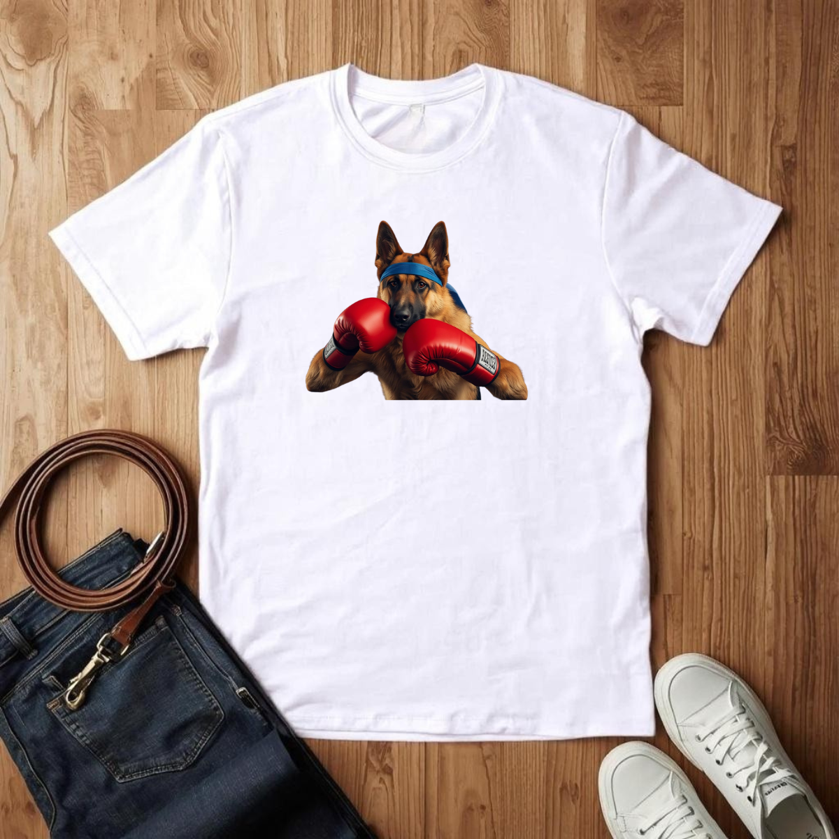 Boxing Shepard- T-Shirt