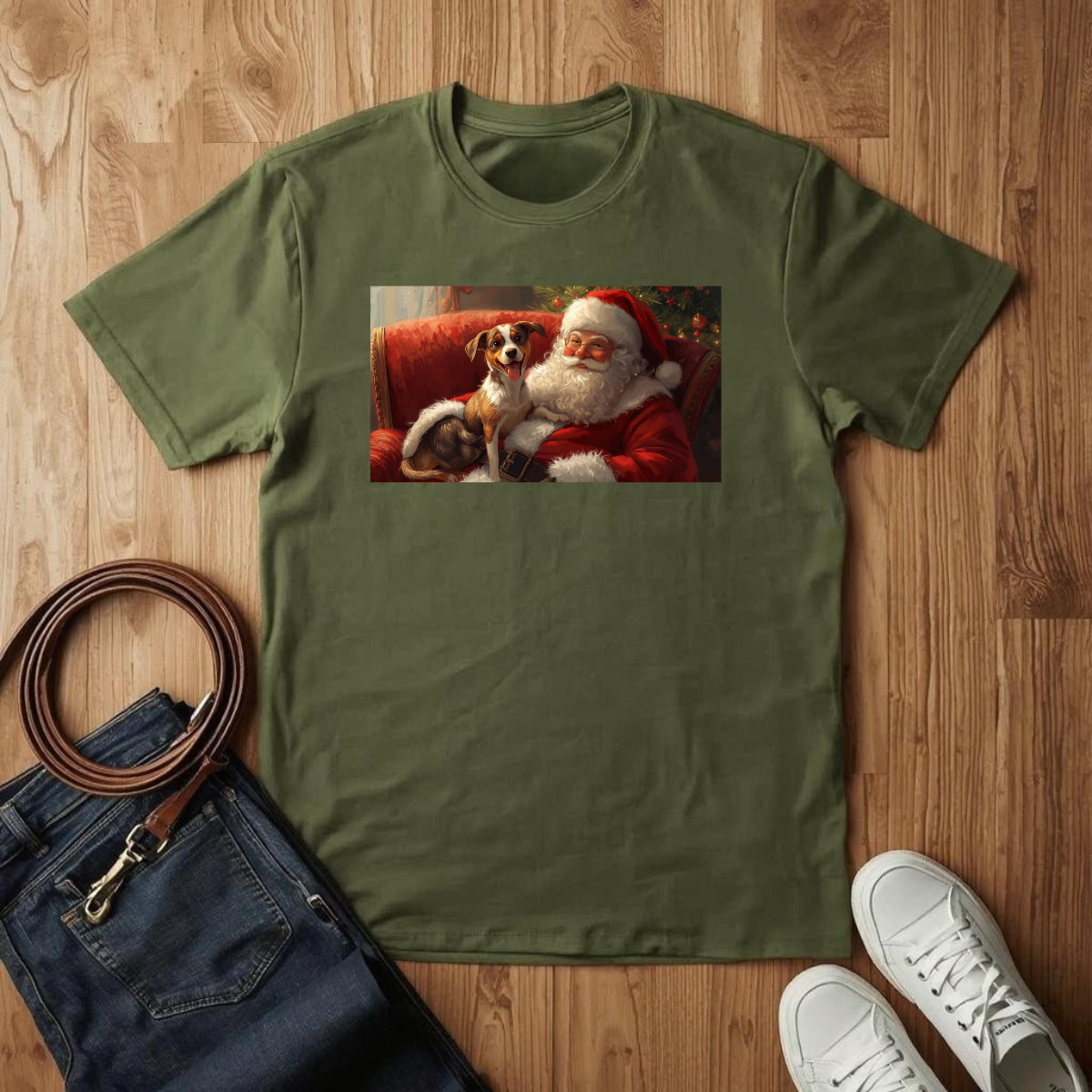 Santa's Best Friend- T-Shirt