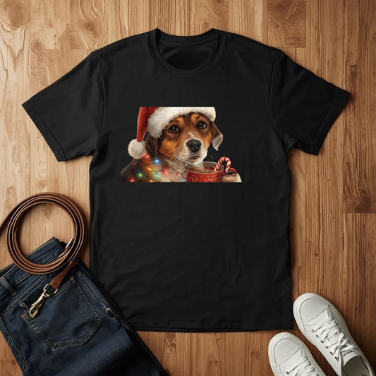 Christmas Pup- T-Shirt