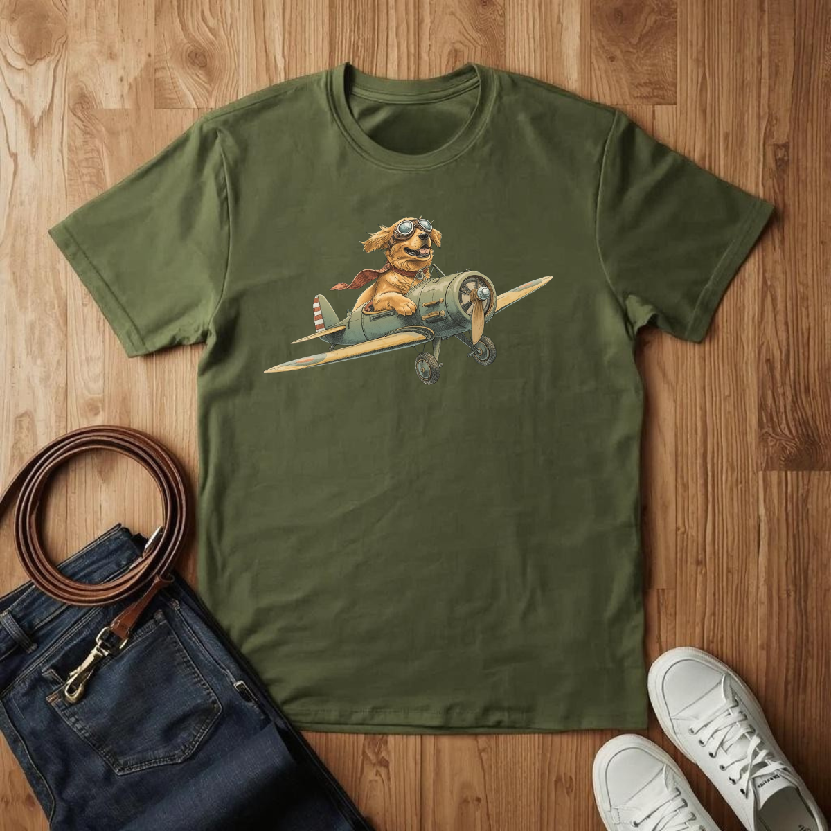 Golden Pilot- T-Shirt