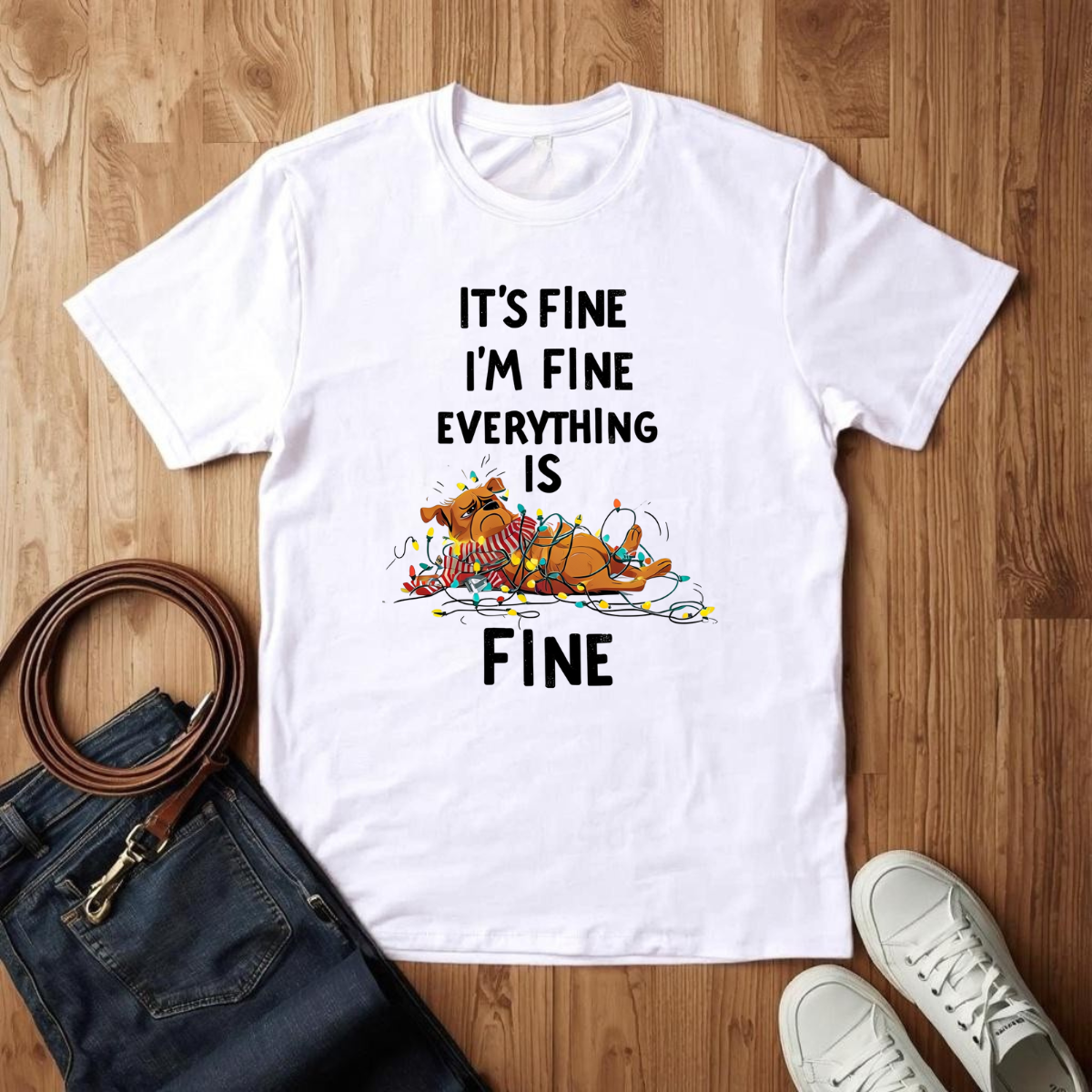 Everything Is Fine- T-Shirt