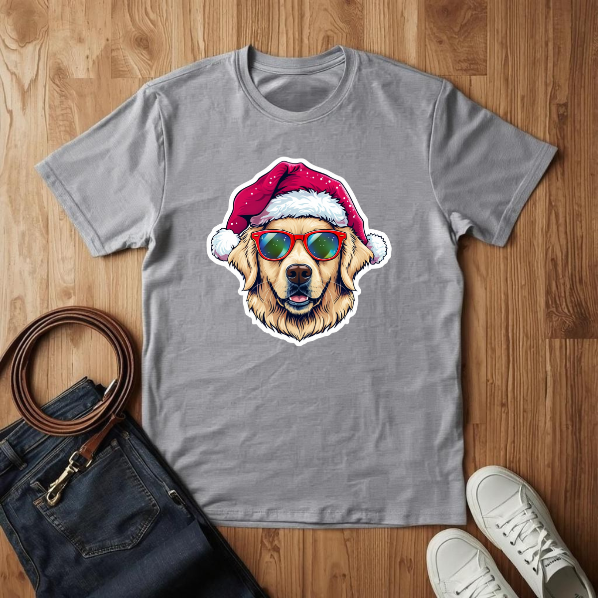 Cool Christmas Golden- T-Shirt