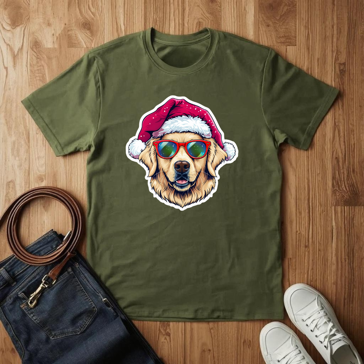 Cool Christmas Golden- T-Shirt