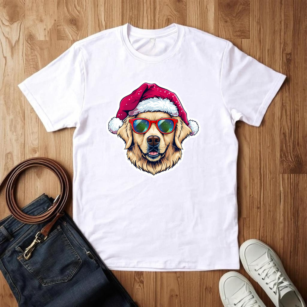 Cool Christmas Golden- T-Shirt