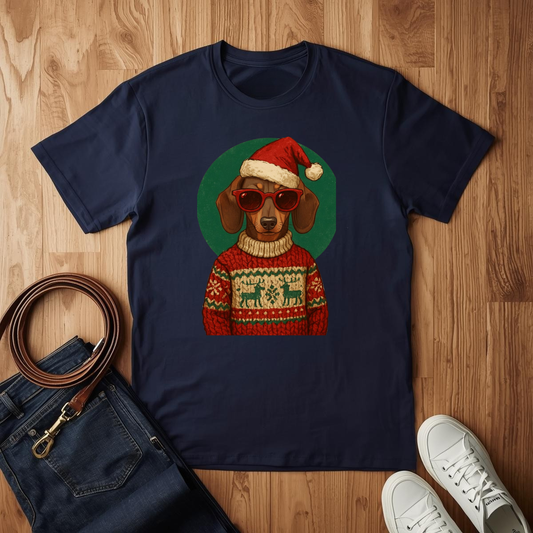 Weiner Xmas Sweater- T-Shirt