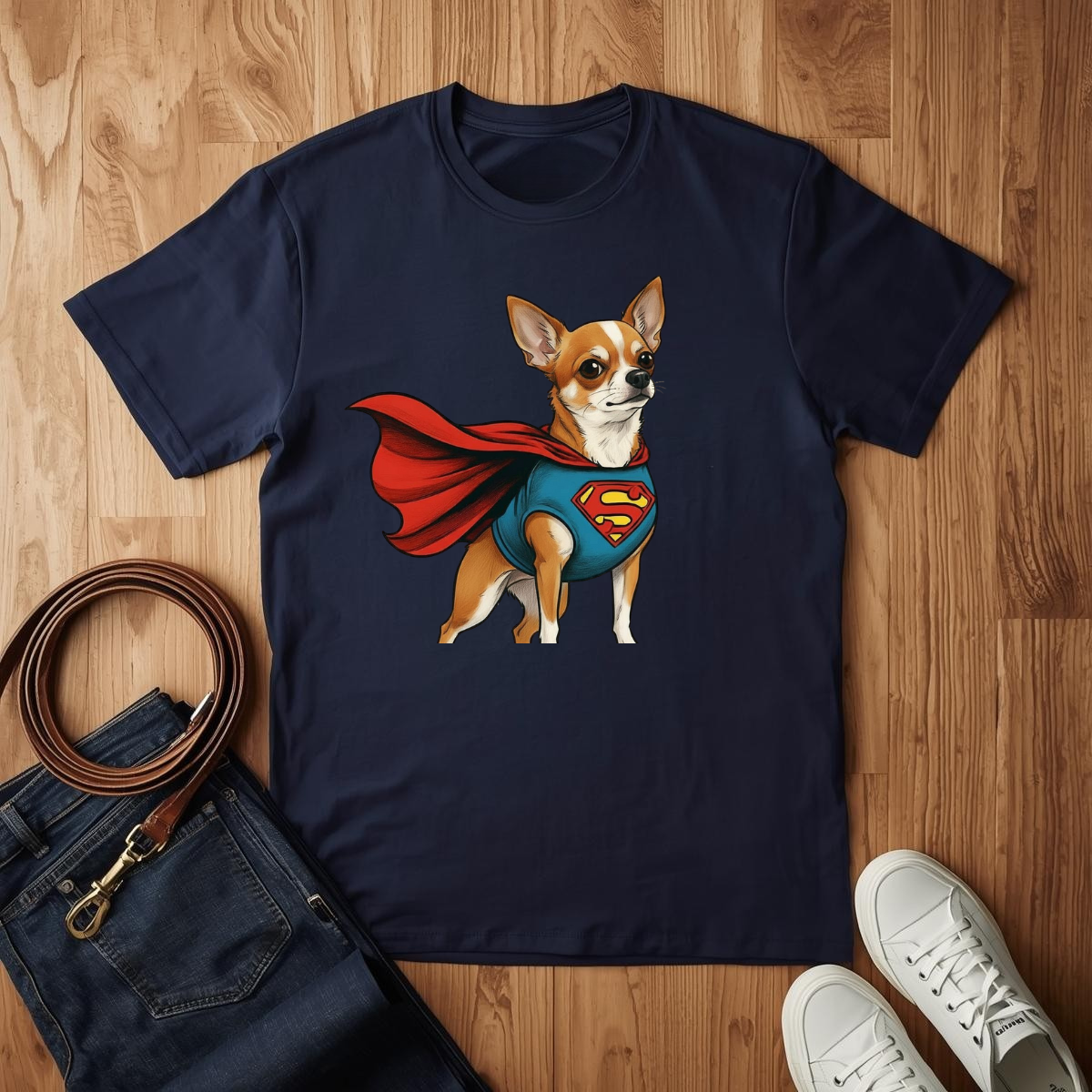 Superman Chihuahua- T-Shirt