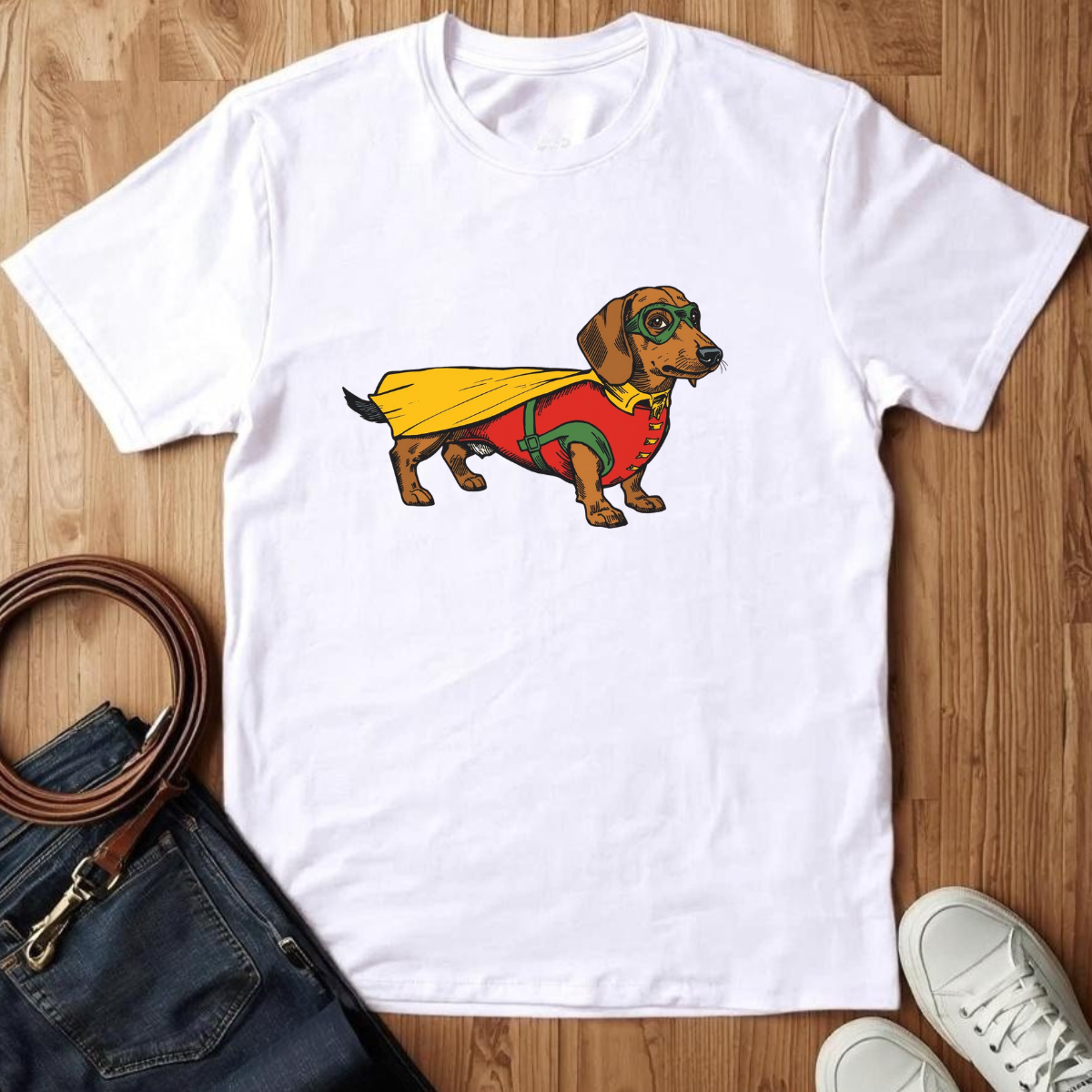 Dachshund Hero- T-Shirt