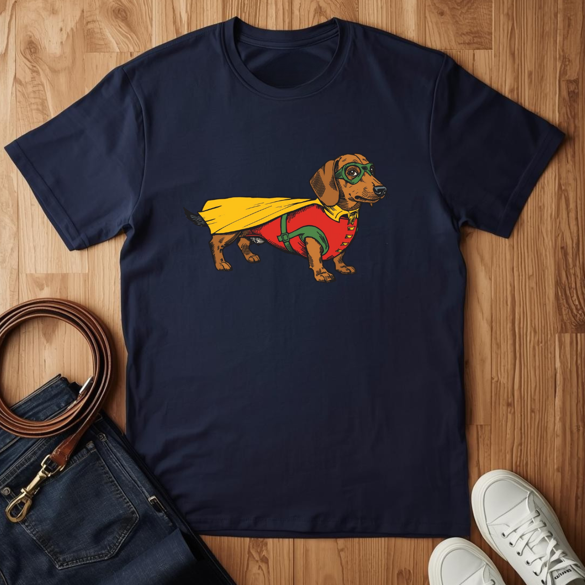 Dachshund Hero- T-Shirt