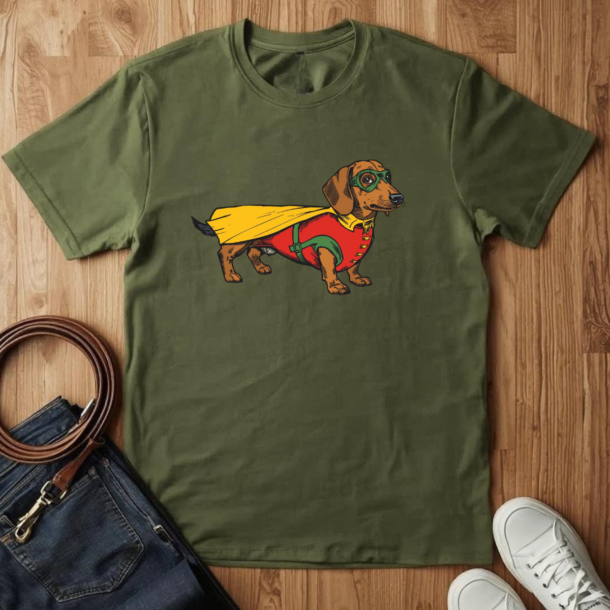 Dachshund Hero- T-Shirt