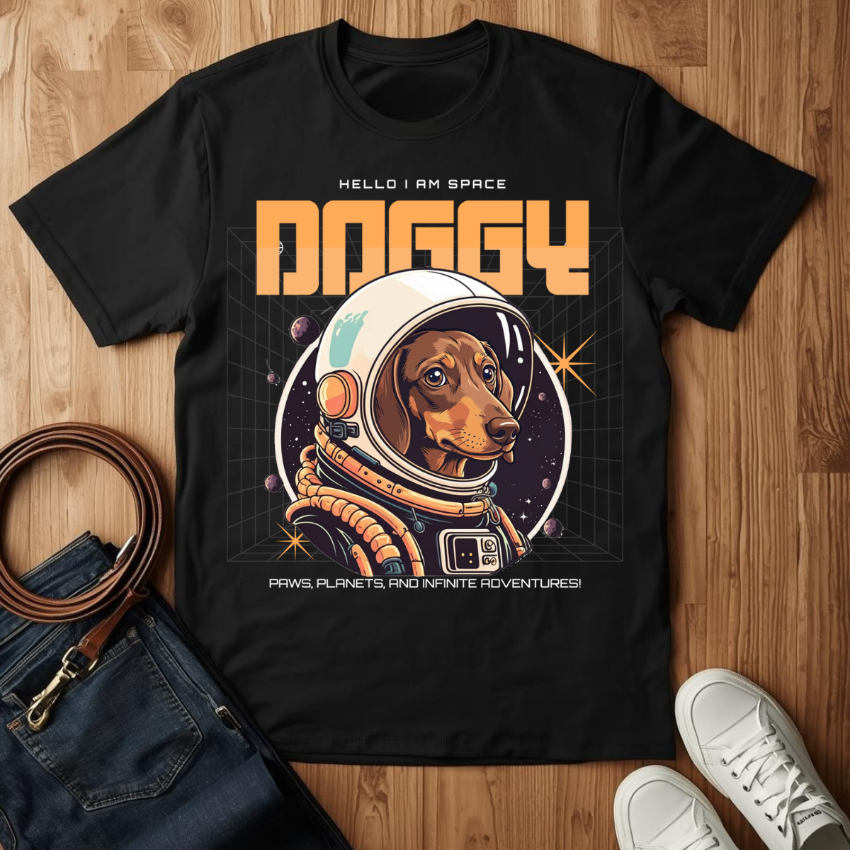 Space Doggy- T-Shirt
