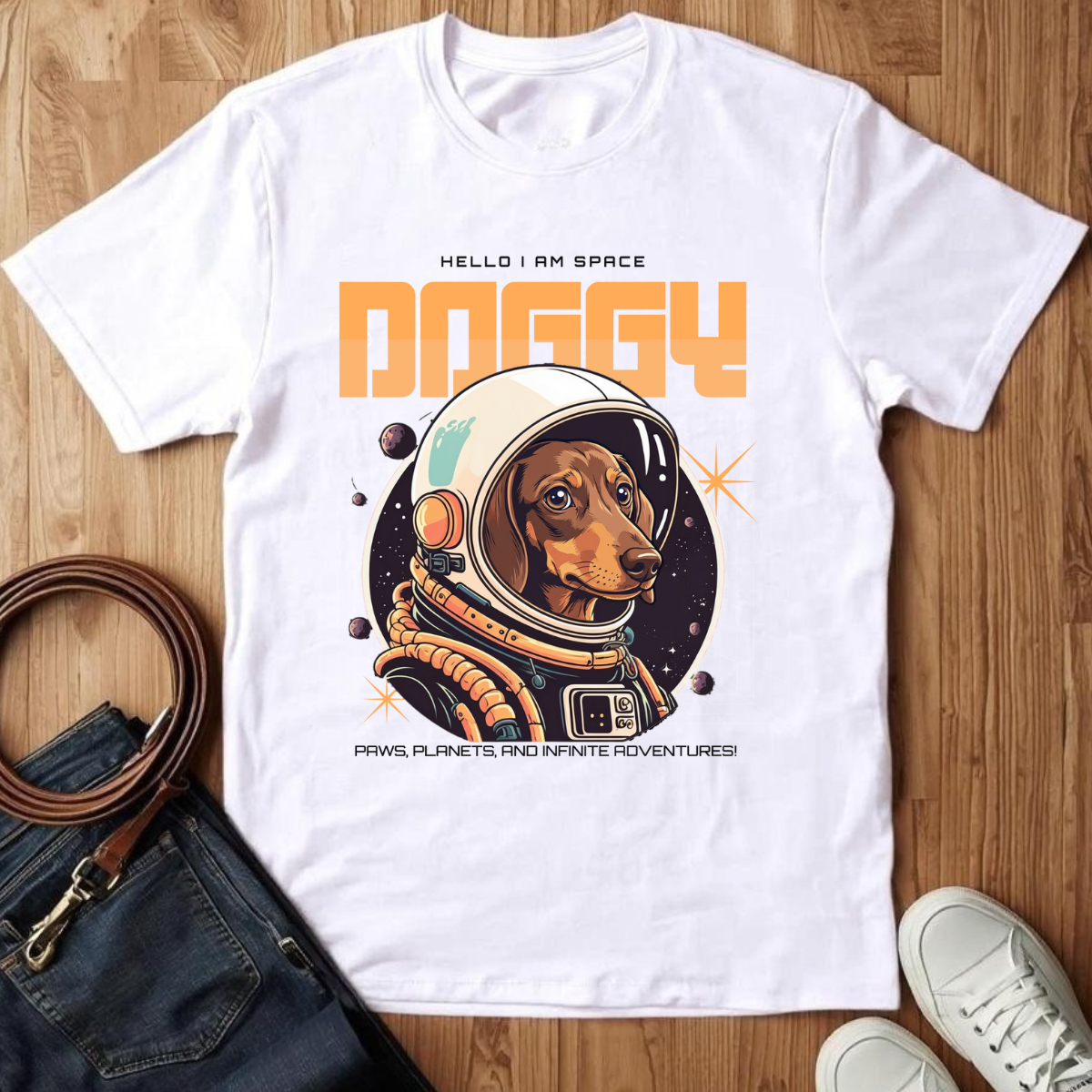 Space Doggy- T-Shirt