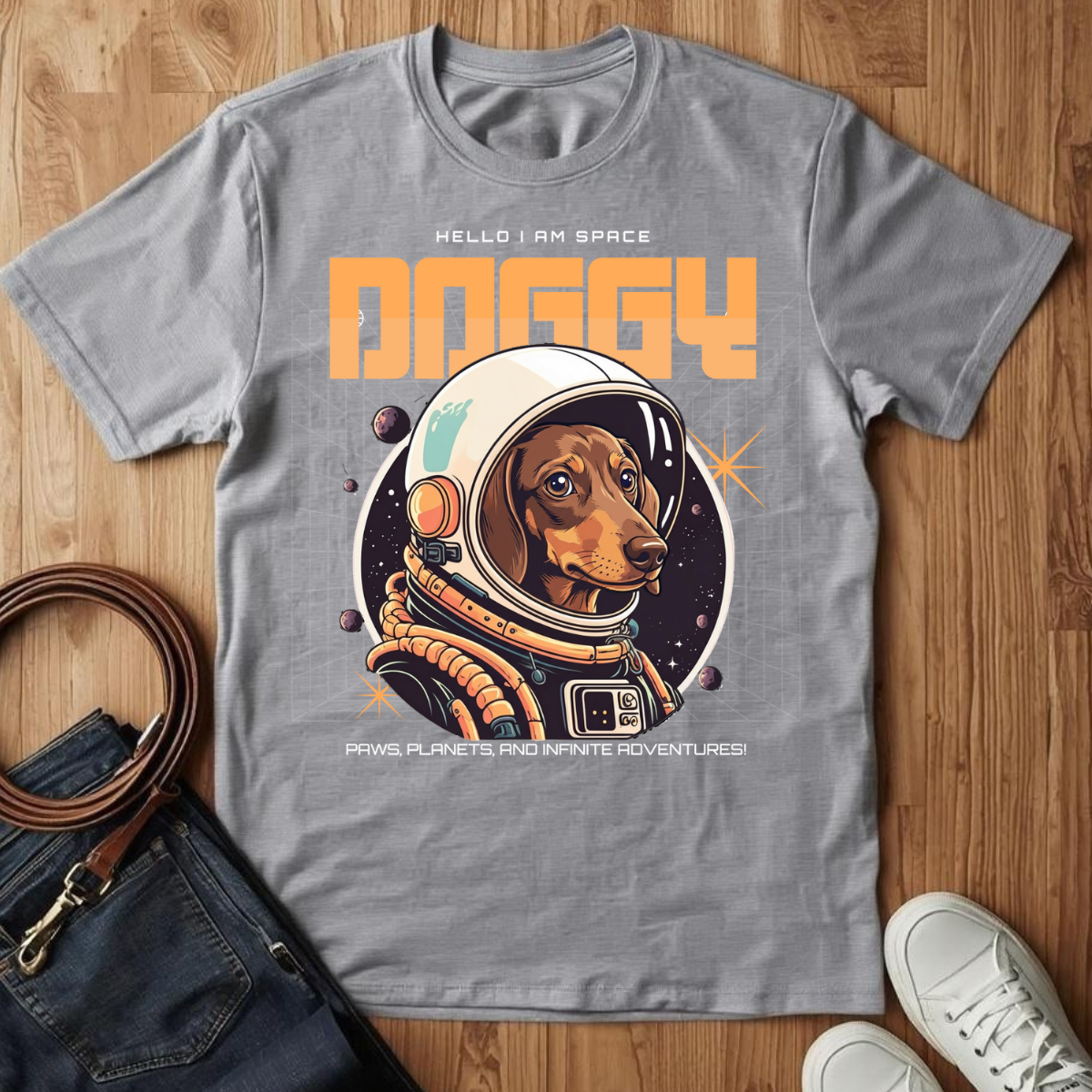 Space Doggy- T-Shirt