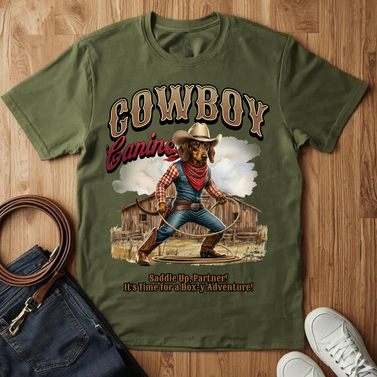 Cowboy Canine - T-Shirt
