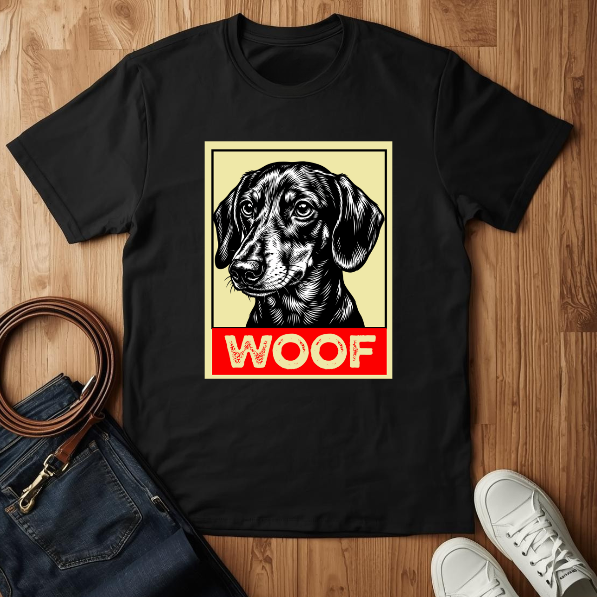 Woof Doxie- T-Shirt