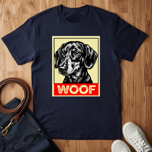 Woof Doxie- T-Shirt
