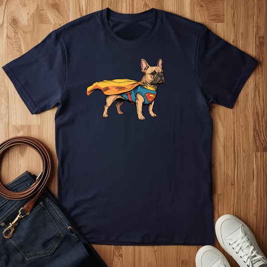 Frenchie Superman- T-Shirt