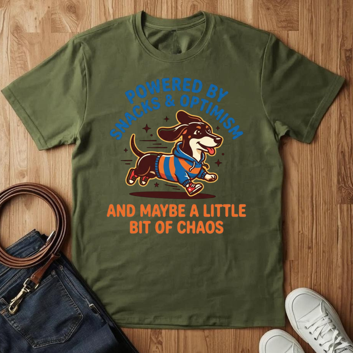 Snacks & Optimism- T-Shirt