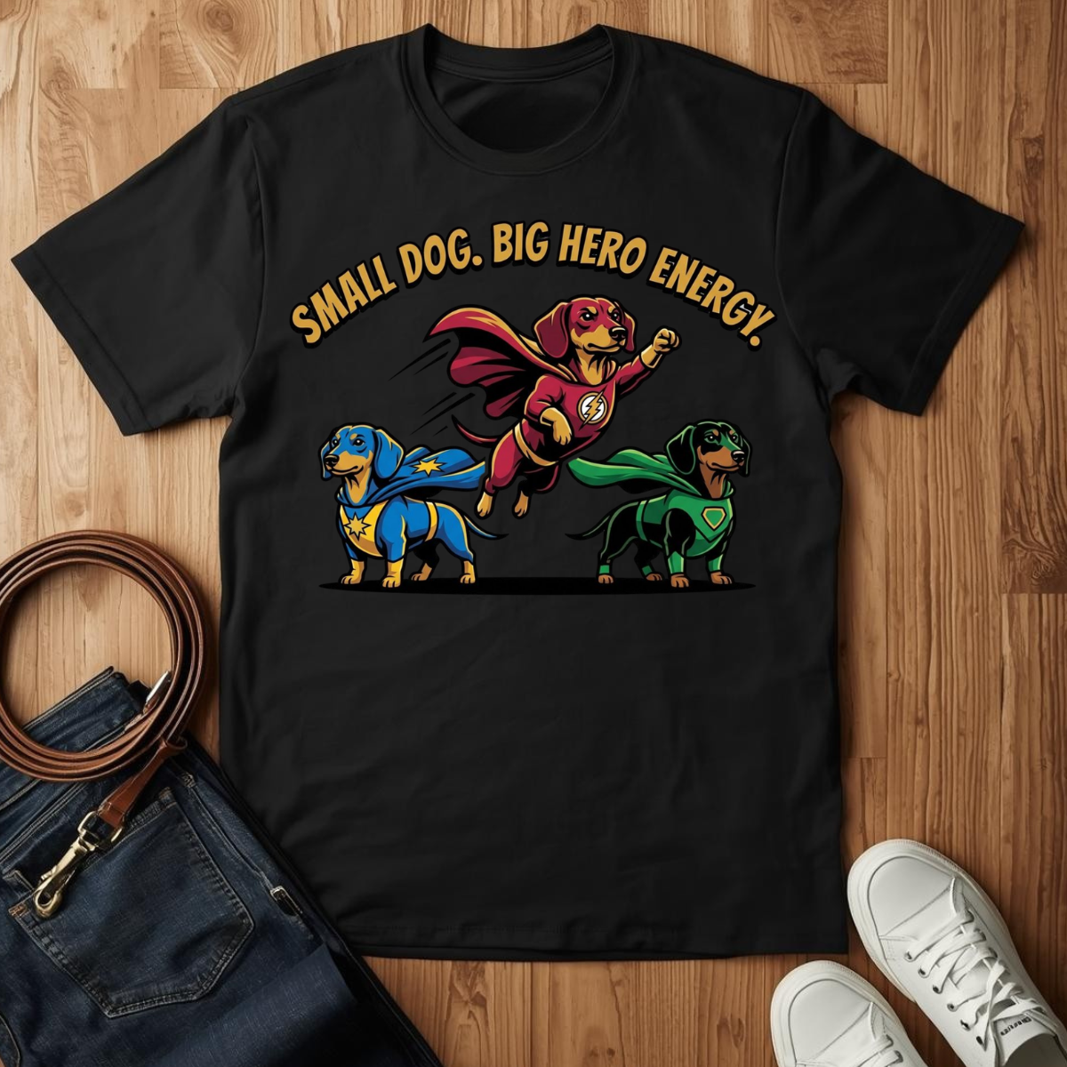 Small Dog Energy- T-Shirt
