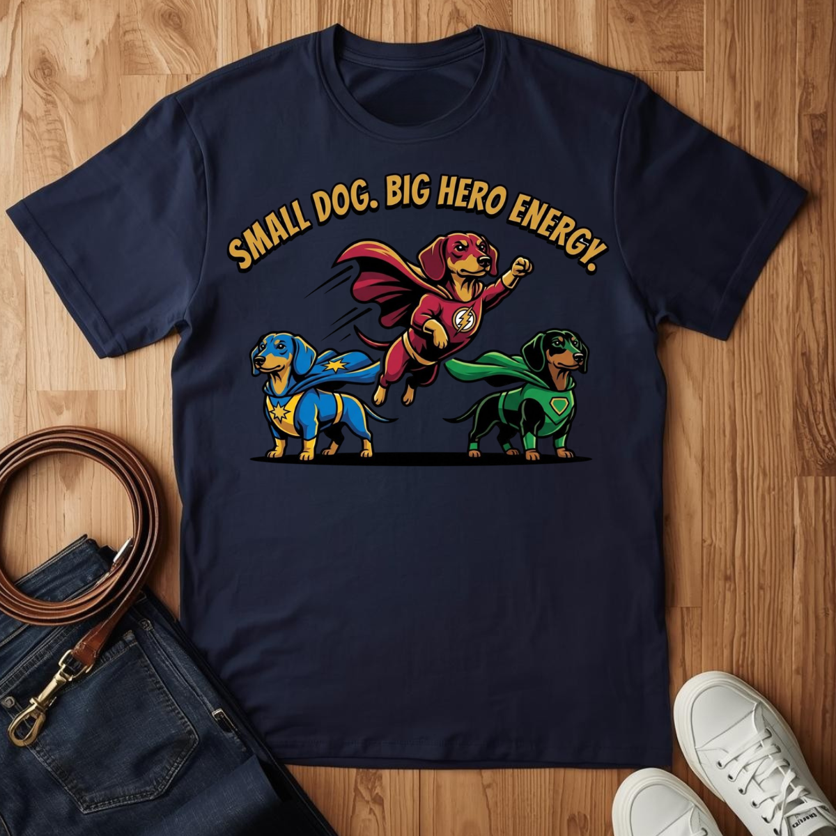 Small Dog Energy- T-Shirt